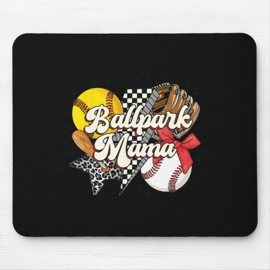 Ik parkeer mama. Verkopen Softll Moederdag Mom Muismat (Voorkant)