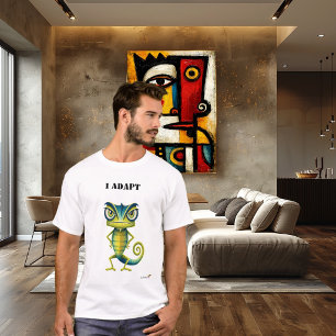 Ik Pas Me Aan Funny Chameleon T-Shirt
