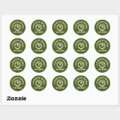 Ik Pas Mijn Eigen Bier Aan Ronde Sticker (Vel)