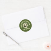 Ik Pas Mijn Eigen Bier Aan Ronde Sticker (Envelop)