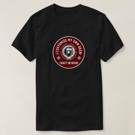 Ik Pas Mijn Eigen Bier Aan  T-shirt (Design voorkant)