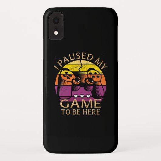 Ik Pauzeerde Mijn Game Om Hier Te Zijn Case-Mate iPhone Case (Achterkant)