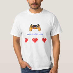 "Ik Pauzeerde Mijn Game Om Hier Te Zijn" Retro Pix T-shirt