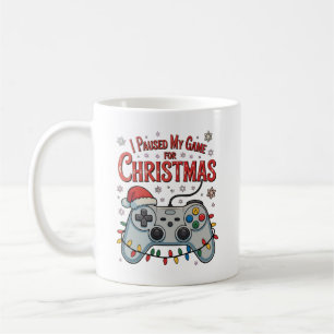Ik Pauzeerde Mijn Game Voor Kerst Gamer Gaming Ker Koffiemok