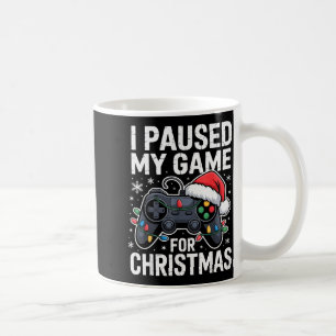 Ik Pauzeerde Mijn Game Voor Kerst Video Gamer Kers Koffiemok