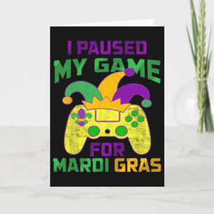 Ik Pauzeerde Mijn Game Voor Mardi Gras Controller  Kaart