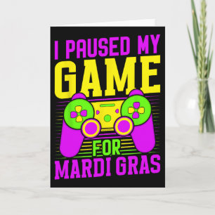 Ik Pauzeerde Mijn Game Voor Mardi Gras Video Games Kaart
