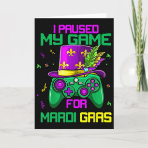 Ik Pauzeerde Mijn Game Voor Mardi Gras Videogame M Kaart