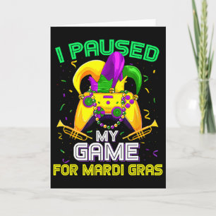 Ik Pauzeerde Mijn Game Voor Mardi Gras Videogame M Kaart