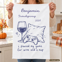Ik Pauzeerde Mijn Game Voor Wijn en Een Dutje Frie