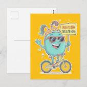 Ik pauzeerde mijn hersenen - dit ben ik nu! briefkaart (Voorkant / Achterkant)