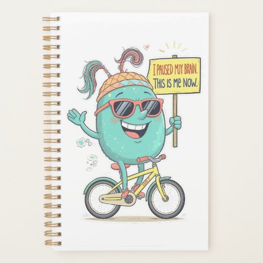 Ik pauzeerde mijn hersenen - dit ben ik nu! planner (Voorkant)