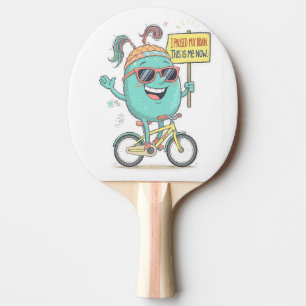 Ik pauzeerde mijn hersenen - dit ben ik nu! tafeltennisbatje
