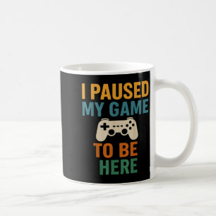 Ik pauzeerde mijn spel Funny Gamer Dad Joystick Hu Koffiemok