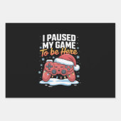 Ik pauzeerde mijn spel om hier grappig sarcastisch inpakpapier vel (Voorkant)