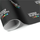 Ik pauzeerde mijn spel om hier te zijn cadeaupapier (Rol Hoek)