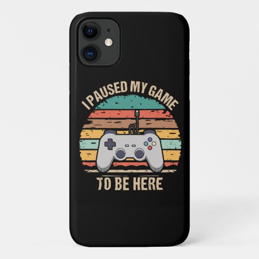 Ik Pauzeerde Mijn Spel Om Hier Te Zijn Case-Mate iPhone Case (Achterkant)