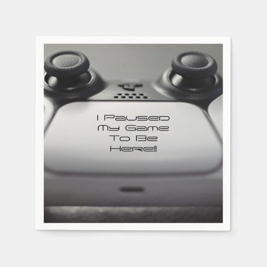 "Ik pauzeerde mijn spel om hier te zijn" Gaming ve Servet (Voorkant)