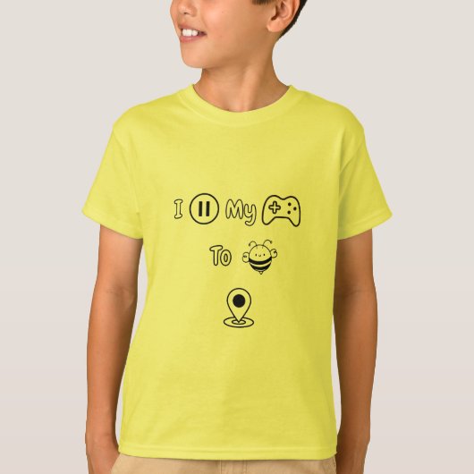 Ik pauzeerde mijn spel om hier te zijn - Grappige T-shirt (Voorkant)