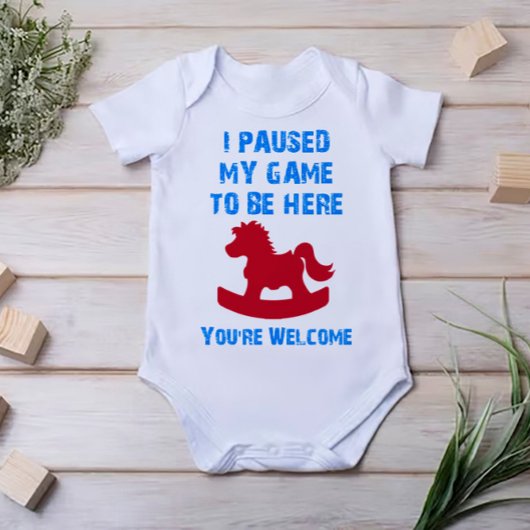 Ik pauzeerde mijn spel om hier te zijn (Junior) T-