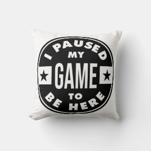 ik pauzeerde mijn spel om hier te zijn kussen