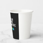 Ik pauzeerde mijn spel om hier te zijn papieren bekers (Links)