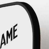 Ik pauzeerde mijn spel om pickleball te spelen paddle (Links Detail)