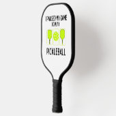 Ik pauzeerde mijn spel om pickleball te spelen paddle (Links)