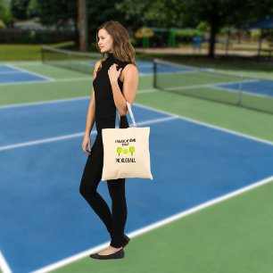 Ik pauzeerde mijn spel om pickleball te spelen tote bag