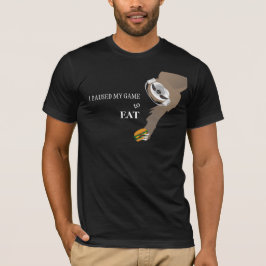Ik pauzeerde mijn spel om te eten hangende luiaard t-shirt