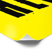 IK PAUZEERDE MIJN SPEL... PERFECT POSTER (Hoek)