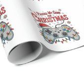 Ik pauzeerde mijn spel voor kerst gamer gaming Ker Cadeaupapier (Rol Hoek)