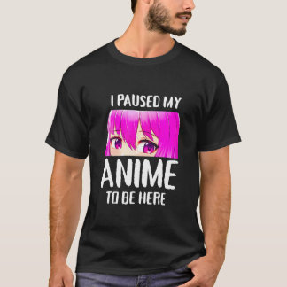 Ik pauzeerde mijn tijd om hier tiener meisje gesch t-shirt