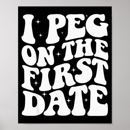 Ik peg op de eerste date Funny relatie doel Va Poster (Voorkant)
