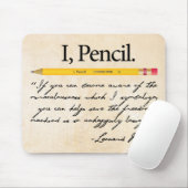 Ik, Pencil Leonard Read Mousepad Muismat (Met muis)