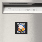 Ik Pibble Was Mijn Buik Franse Bulldog Magneet (Insitu (Vaatwasser))