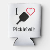 Ik ❤️ Pickleball! Blikjeskoeler (Voorkant)
