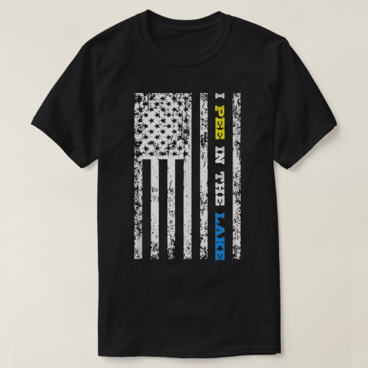 Ik pik in het meer t-shirt (Design voorkant)