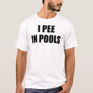 Ik pik in pools Funny Humor Mannen T-Shirt