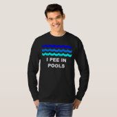 Ik pik in pools Raglan T-shirt (Voorkant volledig)