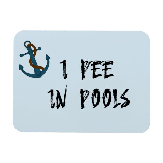 Ik pik in pools Stateroom Funny Cabin Dep Magneet (Horizontaal)