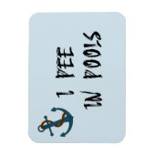 Ik pik in pools Stateroom Funny Cabin Dep Magneet (Verticaal)