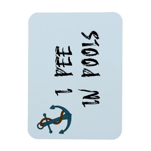 Ik pik in pools Stateroom Funny Cabin Dep Magneet (Verticaal)