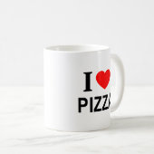 Ik ❤️ PIZZA Ik hou van PIZZA Ik HEART PIZZA MOK (Voorkant rechts)