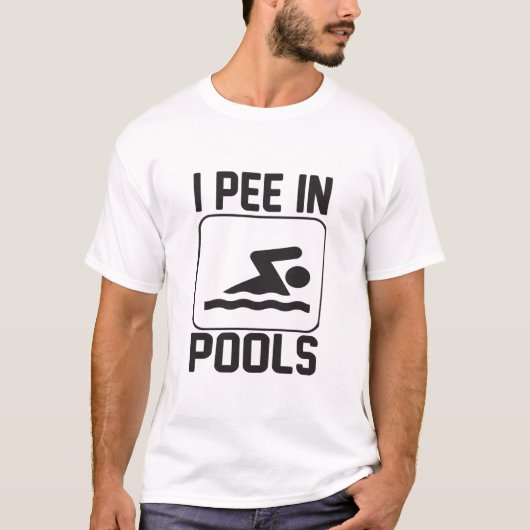 Ik plaag in de pools t-shirt (Voorkant)