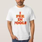 Ik plaag in pools grappige zwemvakantie in de zome t-shirt (Voorkant)
