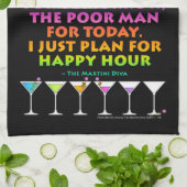 IK PLAN ALLEEN VOOR HAPPY UUR TOWEL THEEDOEK (Gevouwen)