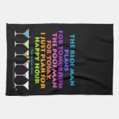 IK PLAN ALLEEN VOOR HAPPY UUR TOWEL THEEDOEK (Horizontaal)