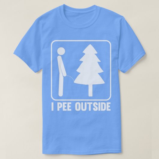 Ik plas buiten CAMG 11 T-shirt (Design voorkant)