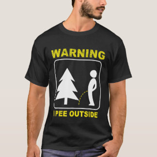 Ik plas buiten Camping 1 T-shirt